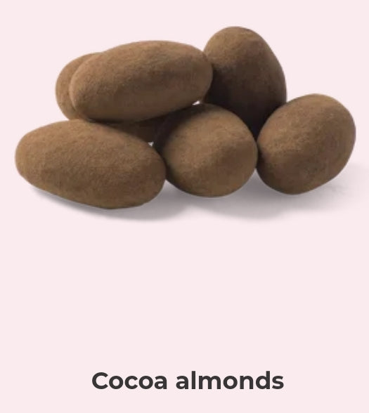 Cocoa almonds - per 100 grams