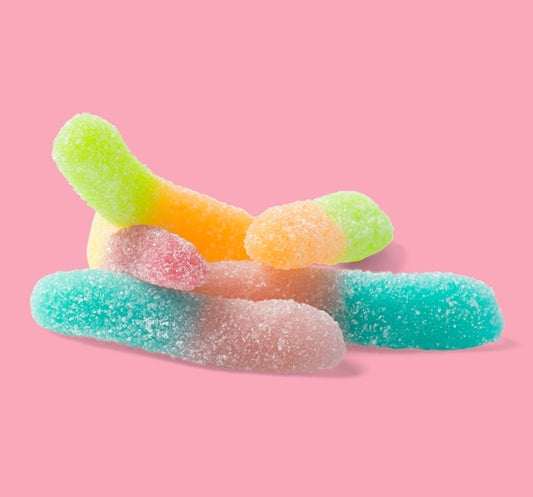 Sour worms  - per. 100 grams