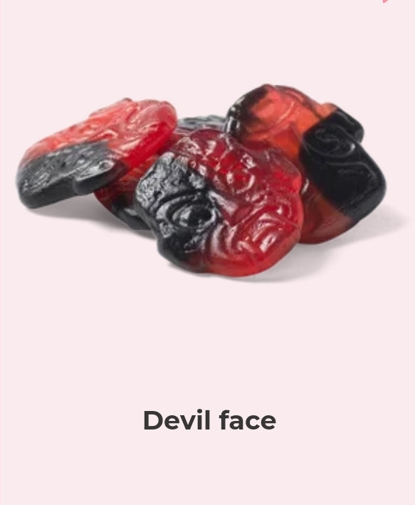 Devil face - per 100 grams