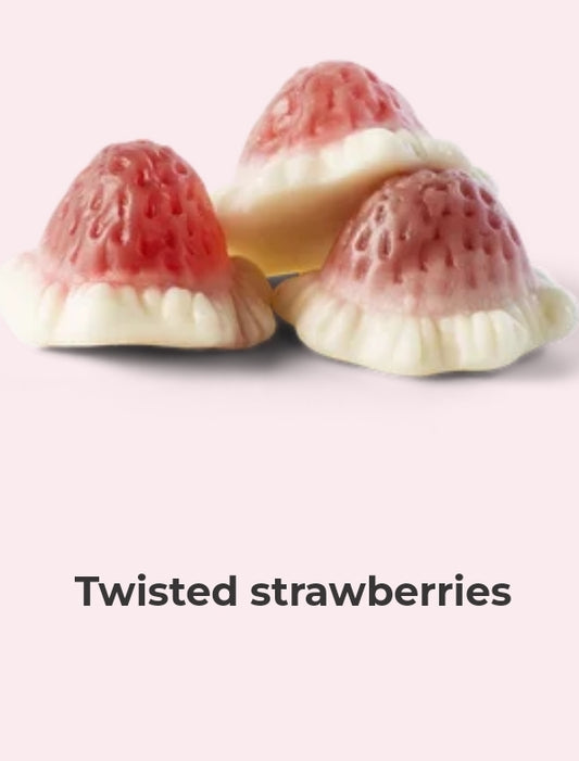 Twisted strawberries  - per. 100 grams