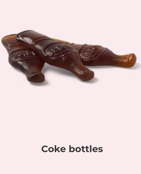 Coke bottles - per 100 grams