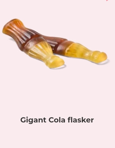 Giant Coke bottles - per 100 grams