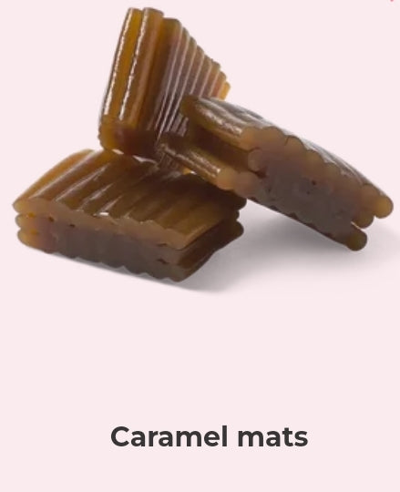 Caramel mats - per 100 grams
