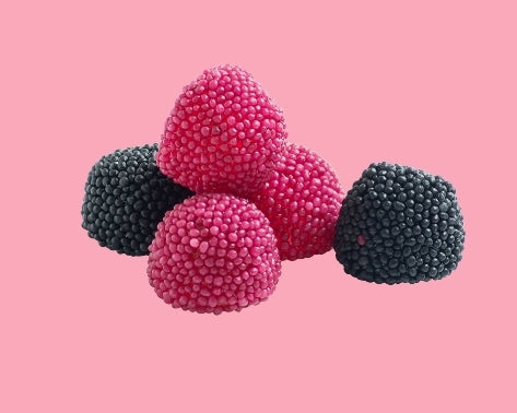 Crunchy Raspberries/Blackberries - per 100 grams