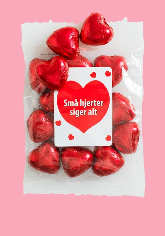 Red Hearts in a bag - per. bag