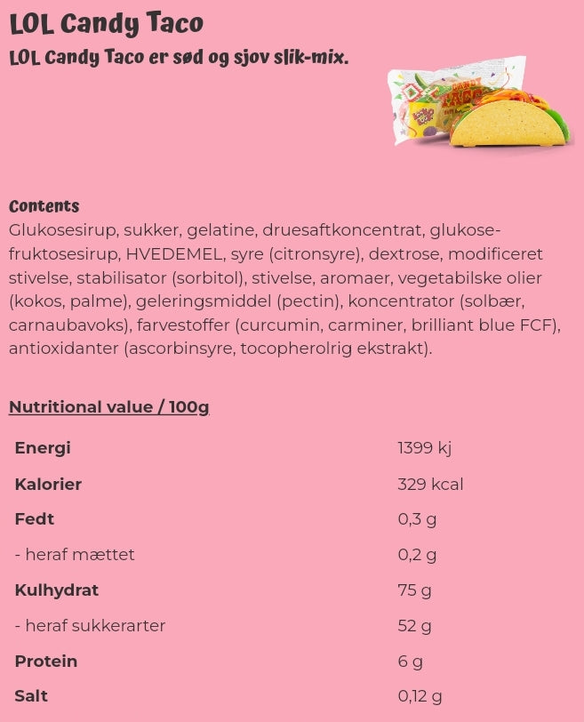 LOL Candy Fries - per PCS