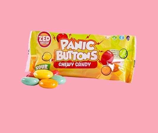 Sour panic buttons  - per. 100 grams