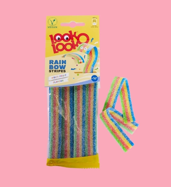 LOL Sour belts rainbow - per package