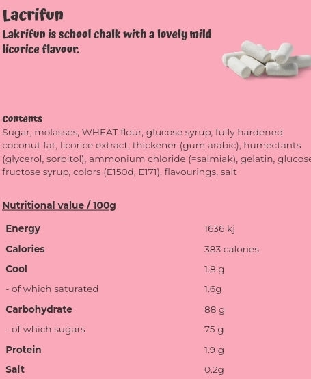 Lacrifun - per 100 grams