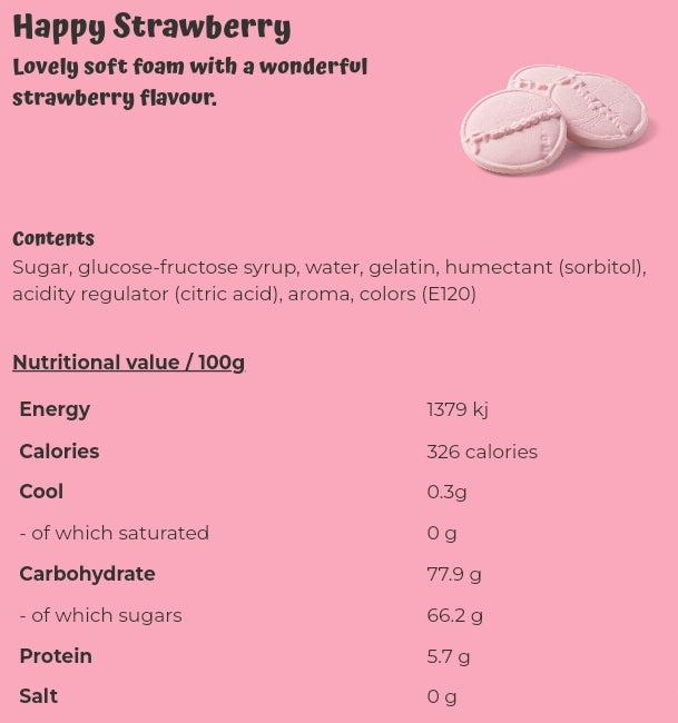 Happy Strawberry - per 100 grams