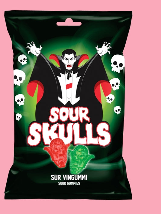 Dracula Sour Skulls 70 gr. - per. bag